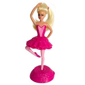 Barbie Pink Ballerina Fashion Doll 5.5" Barbie in the Pink Shoes w Display Stand